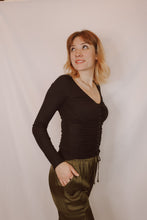 Load image into Gallery viewer, PROJECT SOCIAL T- CITY LIFE RUCHED LS

