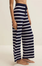 Load image into Gallery viewer, Z SUPPLY-OVERBOARD STRIPE PANT IN ECLIPSE
