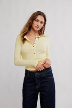 Load image into Gallery viewer, FREE PEOPLE-JAMIE HENLEY IN PERFECT FLAN
