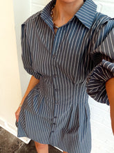 Load image into Gallery viewer, BISHOP + YOUNG-JACQUELINE BUBBLE SLEEVE DRESS
