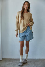 Load image into Gallery viewer, BY TOGETHER-HOMEBODY WAFFLE KNIT PULLOVER
