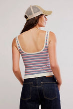 Load image into Gallery viewer, FREE PEOPLE-STRIPED SIMPLY SOFT CAMI
