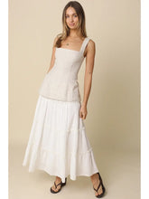 Load image into Gallery viewer, OLIVACEOUS-BROOKE TIERED MAXI SKIRT

