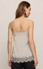 Load image into Gallery viewer, Z SUPPLY-ROSELLE LACE CAMI IN FROSTED PEARL
