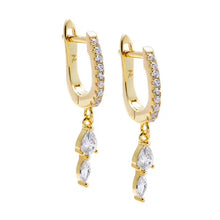 Load image into Gallery viewer, ADINA EDEN-HUGGIE DANGLE EARRINGS

