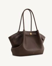 Load image into Gallery viewer, JW PEI-HANA LARGE TOTE DARK BROWN
