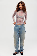Load image into Gallery viewer, FREE PEOPLE-LYRIC SHEER LONG SLEEVE TOP
