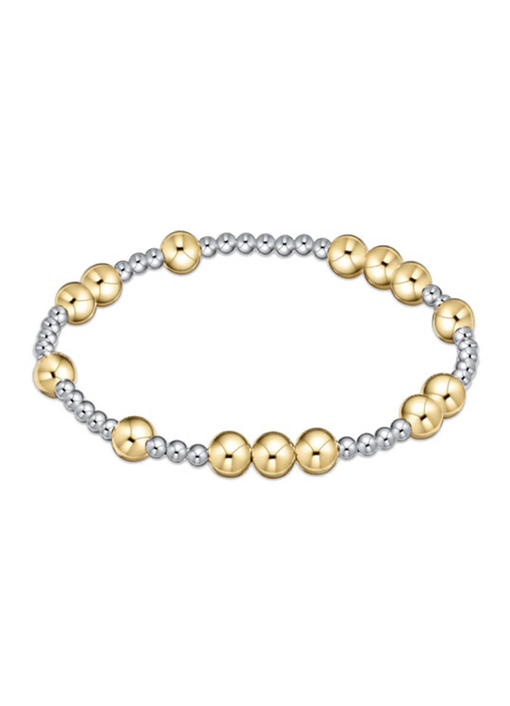 ENEWTON-HOPE UNWRITTEN 6MM BEAD BRACELET MIXED METAL