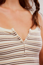 Load image into Gallery viewer, FREE PEOPLE-STRIPED SIMPLY SOFT CAMI
