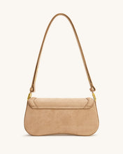 Load image into Gallery viewer, JW PEI- JOY CROC-EMBOSSED FAUX SUEDE SHOULDER BAG
