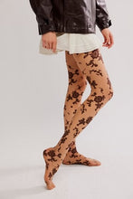 Load image into Gallery viewer, FREE PEOPLE-FLOCKED FLORAL TIGHT
