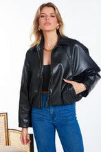 Load image into Gallery viewer, BISHOP + YOUNG- CLAYTON BUBBLE HEM BOMBER
