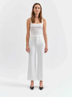 DAZE-PLEASER HIGH RISE WIDE ANKLE DENIM IN LAMB