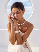 Load image into Gallery viewer, ETTIKA-SOLSTICE PENDANT CHOKER IN BONE
