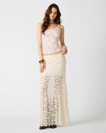 STEVE MADDEN-MIRABEL SKIRT IN CREAM