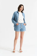 DAZE-MADDIE MID RISE SHORT IN WHIMSY
