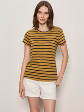 Load image into Gallery viewer, SANCTUARY-THE PERFECT TEE CUMIN/BLACK STRIPE
