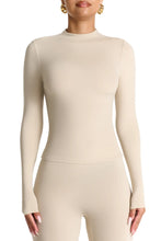 Load image into Gallery viewer, NAKED WARDROBE- MOCK NECK TOP

