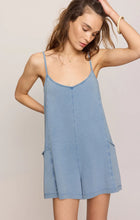 Load image into Gallery viewer, Z SUPPLY- GO EASY JERSEY DENIM ROMPER
