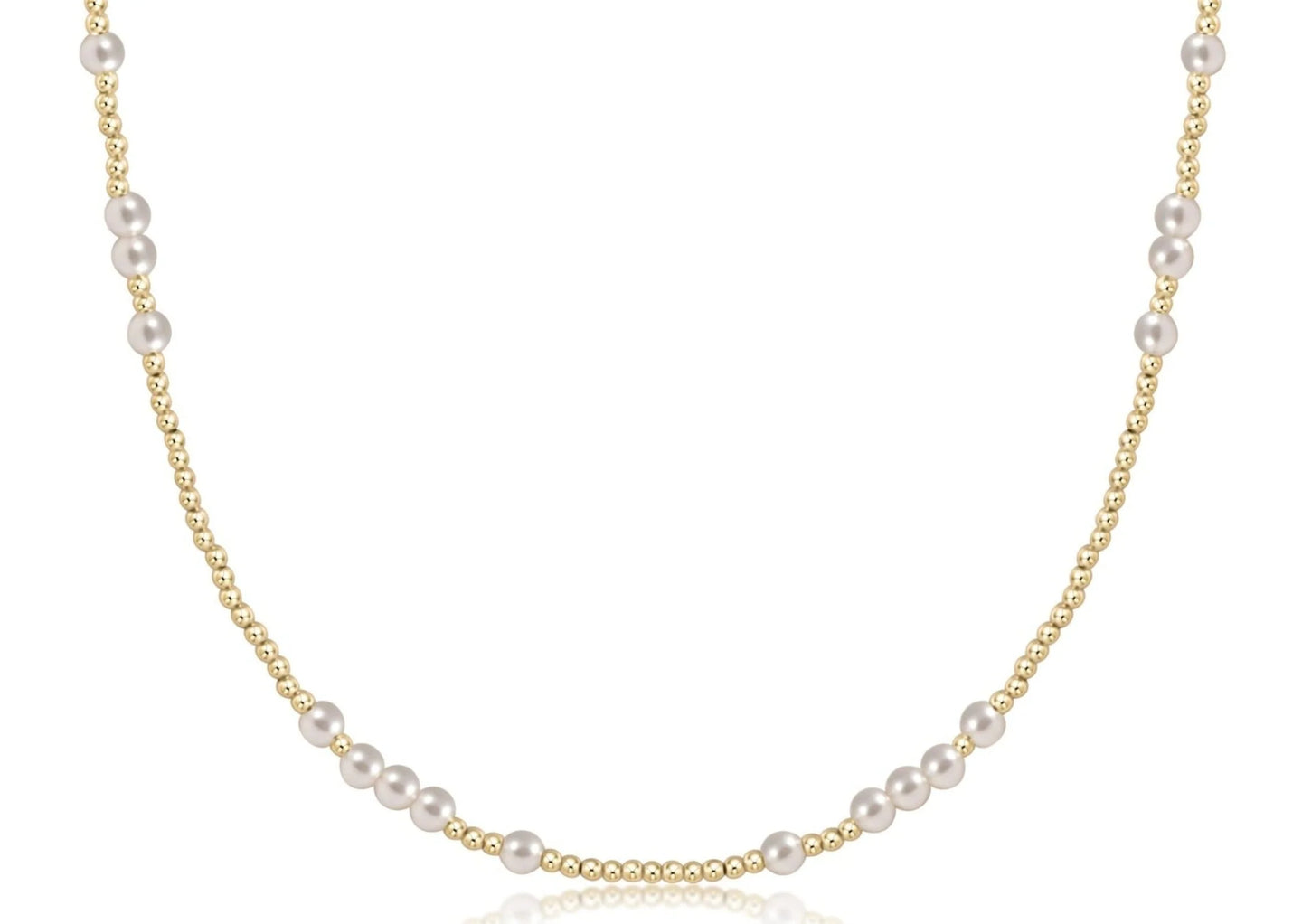 ENEWTON-17” CHOKER HOPE UNWRITTEN 4MM PEARL