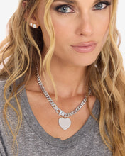 Load image into Gallery viewer, MELINDA MARIA-JULIAN XL HEART CUBAN CHAIN
