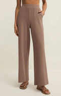 Z SUPPLY-ANDRE WIDE LEG PANT IN MILKSHAKE