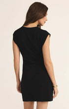 Load image into Gallery viewer, Z SUPPLY- CAMINO TEXTURED MINI DRESS BLACK
