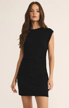 Load image into Gallery viewer, Z SUPPLY- CAMINO TEXTURED MINI DRESS BLACK
