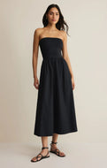 Z SUPPLY-SUNSOUGHT STRAPLESS MIDI DRESS