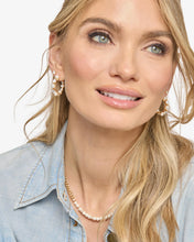 Load image into Gallery viewer, MELINDA MARIA-SHE’S AN ICON PEARL HOOPS 1”
