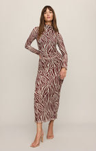 Load image into Gallery viewer, Z SUPPLY- SEVILLA ZEBRA MESH MIDI DRESS
