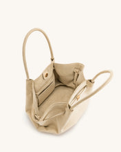 Load image into Gallery viewer, JW PEI-HANA MEDIUM FAUX SUEDE TOTE BAG OFF WHITE
