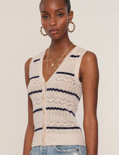 Load image into Gallery viewer, HEARTLOOM-JACEY VEST IN OAT
