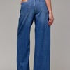 Load image into Gallery viewer, HIDDEN-DARK WASH SUPER SOFT RHINESTONE EMBELLISHED OVERSIZED BAGGY JEAN
