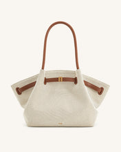 Load image into Gallery viewer, JW PEI-HANA LARGE TOTE BAG BROWN CANVAS
