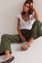 Load image into Gallery viewer, FREE PEOPLE-LIBRE WIDE LEG PANT IN THYME
