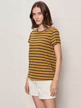 Load image into Gallery viewer, SANCTUARY-THE PERFECT TEE CUMIN/BLACK STRIPE
