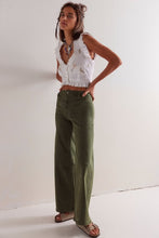 Load image into Gallery viewer, FREE PEOPLE-LIBRE WIDE LEG PANT IN THYME

