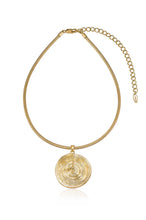 Load image into Gallery viewer, ETTIKA-SWIRL PENDANT CHOKER
