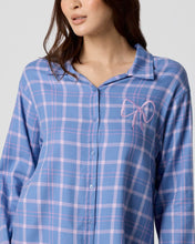 Load image into Gallery viewer, FLORENCE BY MILLS-COZY FLANNEL SLEEP SHIRT
