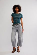 Load image into Gallery viewer, FREE PEOPLE-ANGELINA LACE TEE
