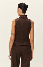 Load image into Gallery viewer, ELODIE-ETIENNE FAUX SUEDE TOP
