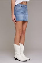 Load image into Gallery viewer, HIDDEN-PEYTON DENIM SKIRT
