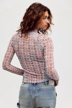 Load image into Gallery viewer, FREE PEOPLE-LYRIC SHEER LONG SLEEVE TOP
