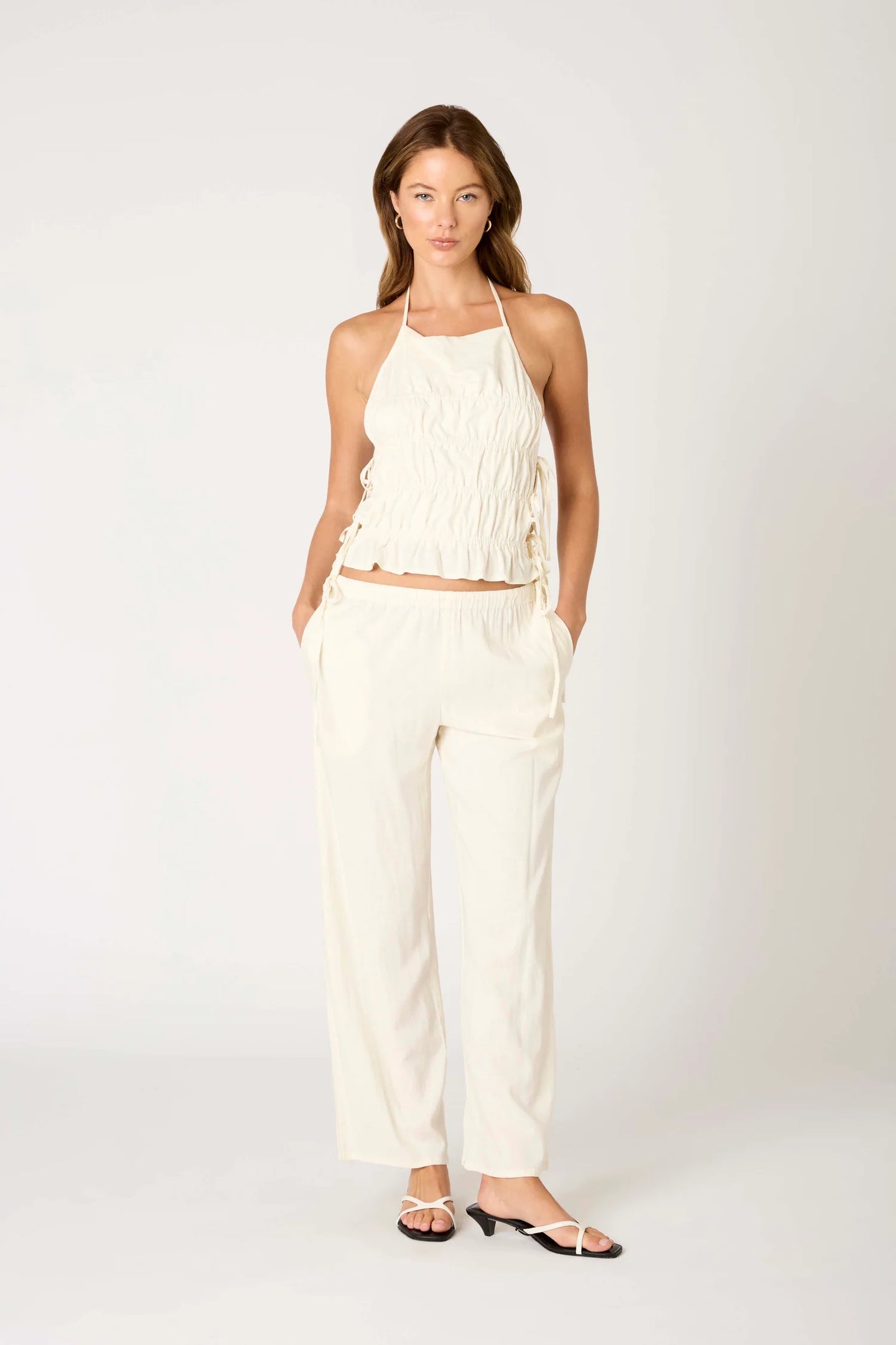 NIA-ALIX TOP IN IVORY
