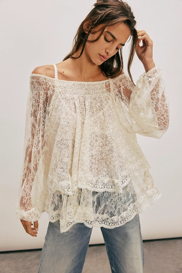 FREE PEOPLE-GOLDIE KNIT TOP