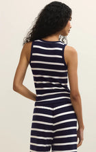 Load image into Gallery viewer, Z SUPPLY-LUXE STRIPE TANK IN ECIPSE
