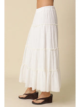 Load image into Gallery viewer, OLIVACEOUS-BROOKE TIERED MAXI SKIRT
