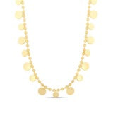 Load image into Gallery viewer, JTG-MULTI DISC DANGLE NECKLACE
