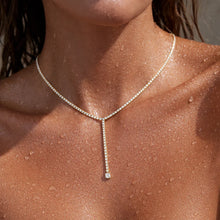 Load image into Gallery viewer, ELLIE VAIL-JAHZARA TENNIS LARIAT NECKLACE
